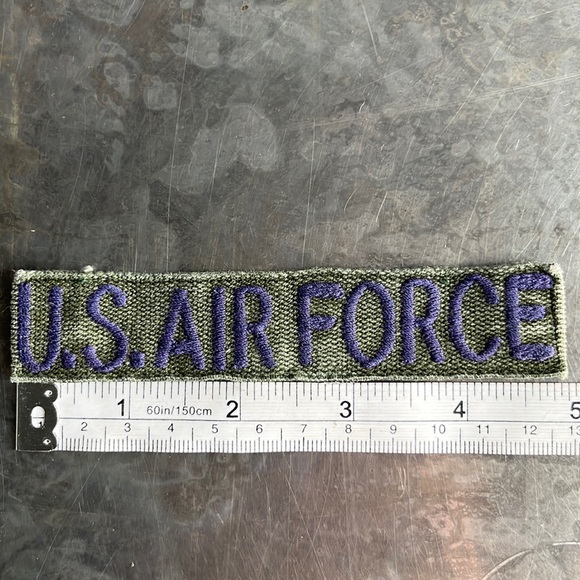 U.S. AIR FORCE embroidered tape patch - Vintage - Picture 8 of 10